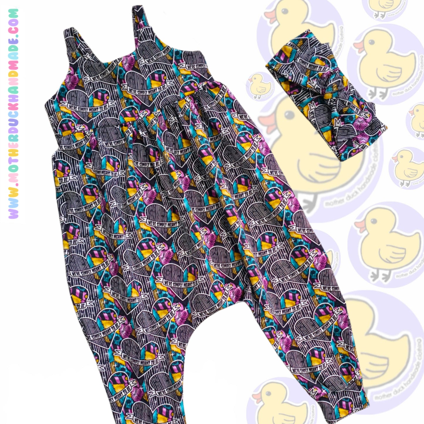 Childrens LONG Napa romper - spaghetti strap (0-6Y)