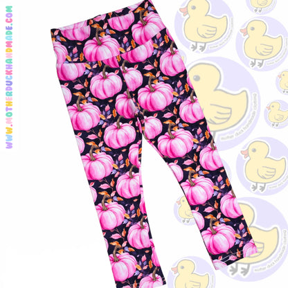 Childrens leggings - Yoga waistband (0-11Y)
