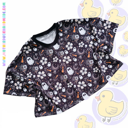 Womens/Teens oversized CROPPED tee - Long or Short sleeve (UK4-28)