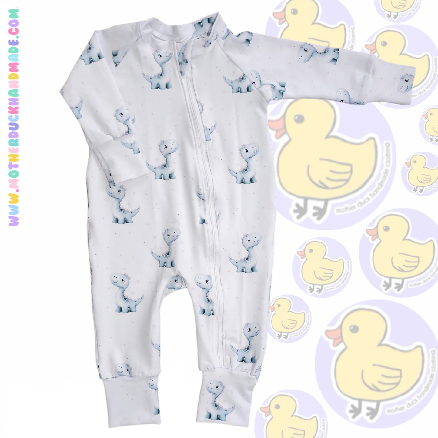 Zip up baby/toddler sleepsuit (Prem-18m)