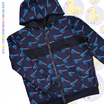 Mens/Teens Straight fit ZIP UP JACKET - Reversible option (XXS-7XL)