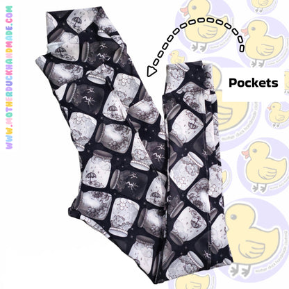 Womens/Teens POCKET high rise leggings (UK4-28)