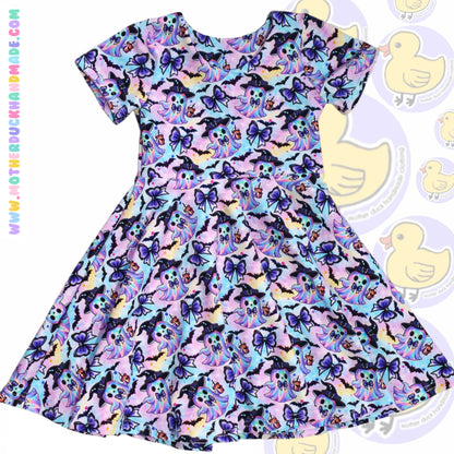 Childrens classic full circle twirly dress (0-12Y)