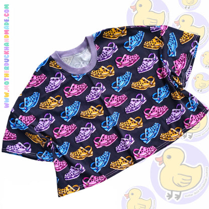 Womens/Teens oversized CROPPED tee - Long or Short sleeve (UK4-28)