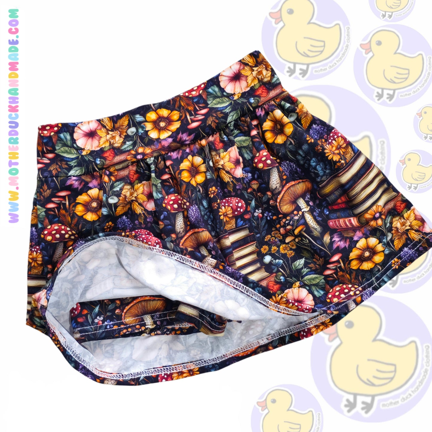 Childrens Skort - Skirt with hidden shorts (2-10Y)
