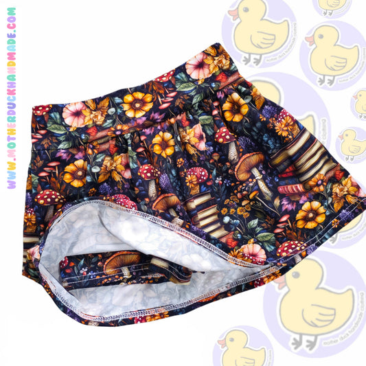 Childrens Skort - Skirt with hidden shorts (2-10Y)