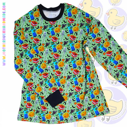 Womens/Teen oversized fit Long sleeve top (UK4-28)