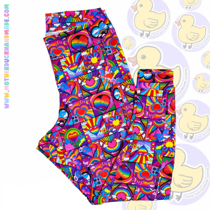 Womens/Teens CLASSIC high rise leggings (UK4-28)