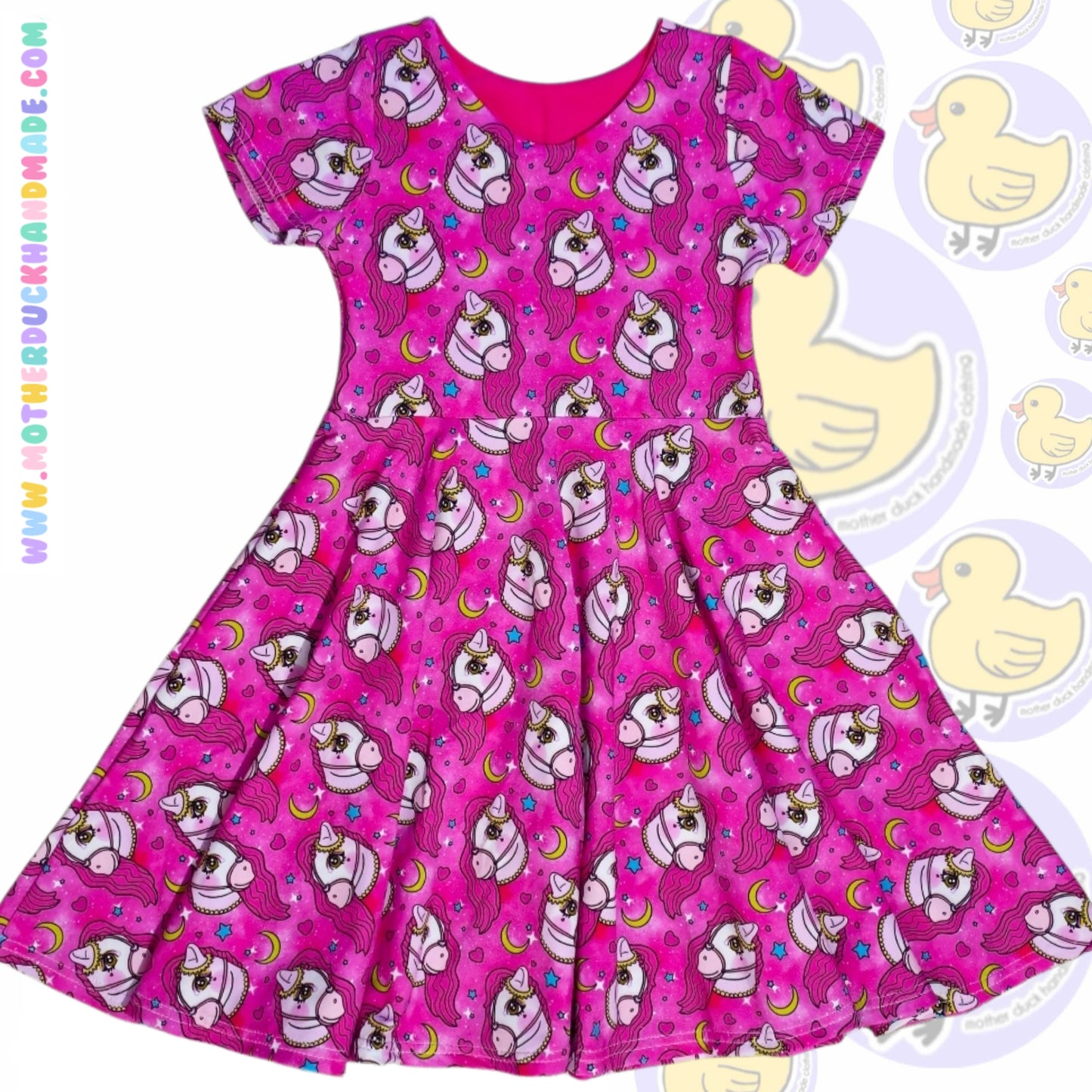 Childrens classic full circle twirly dress (0-12Y)