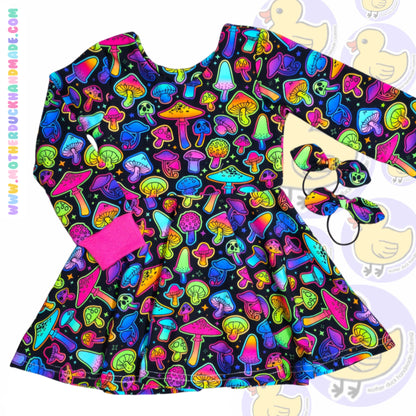 Childrens classic full circle twirly dress (0-12Y)