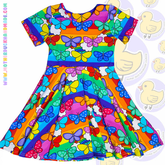 Childrens classic full circle twirly dress (0-12Y)