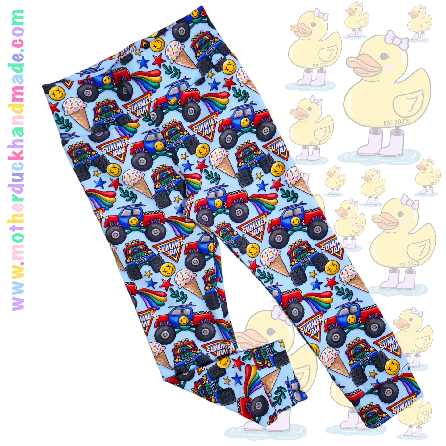 Childrens leggings - Yoga waistband (0-11Y)