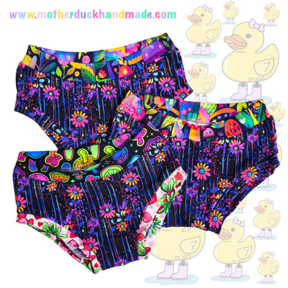 Childrens briefs - Full print or scrappy (6m-12Y)