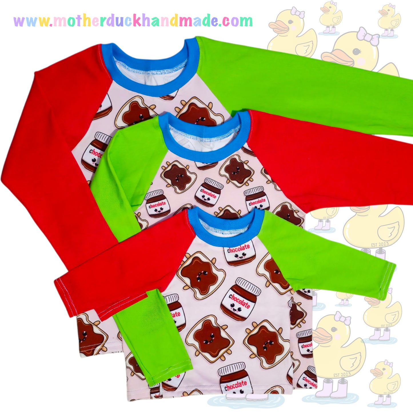 Childrens Raglan tshirt & long sleeve - slim fit (NB-10Y)