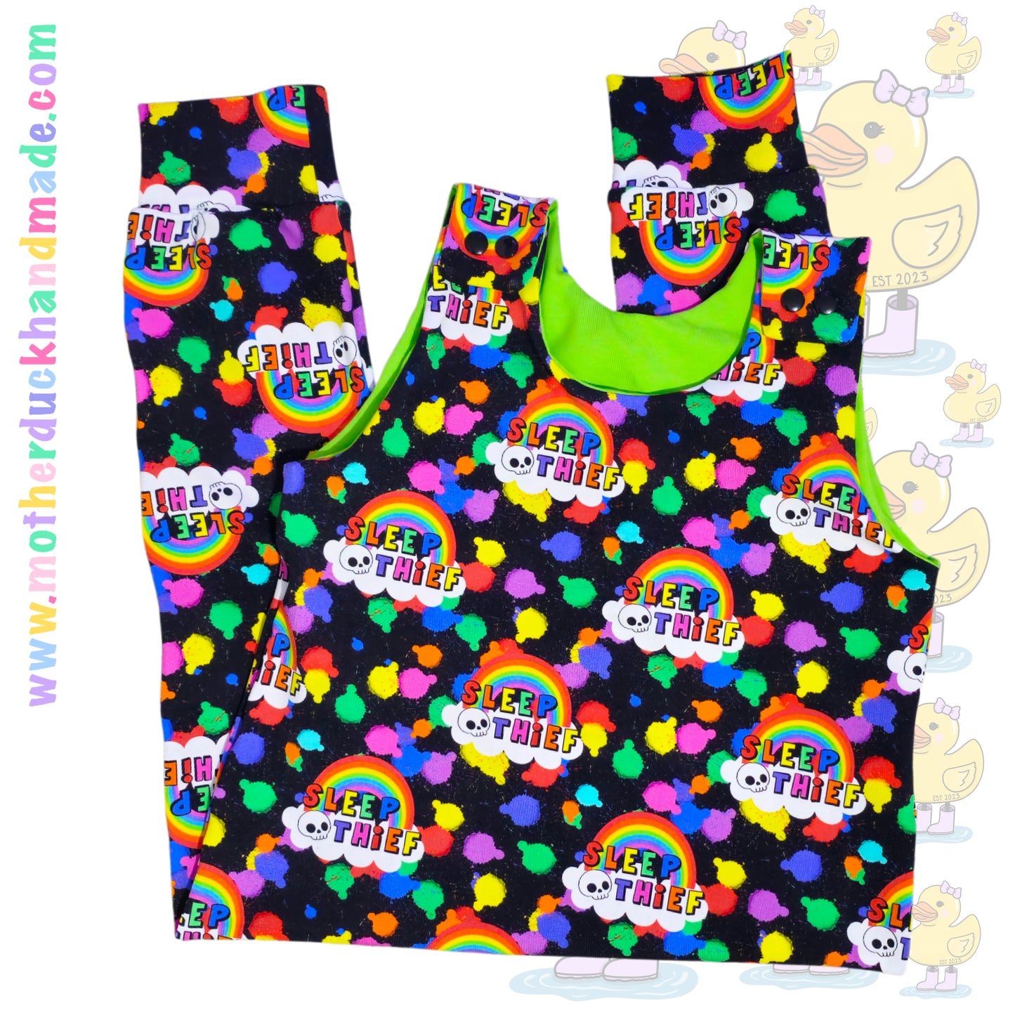 Childrens Long romper - Shoulder snaps (0-6Y)