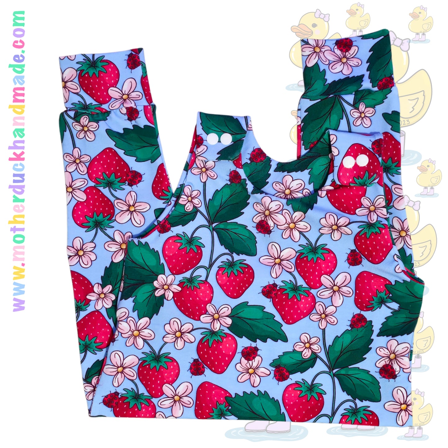 Childrens Long romper - Shoulder snaps (0-6Y)