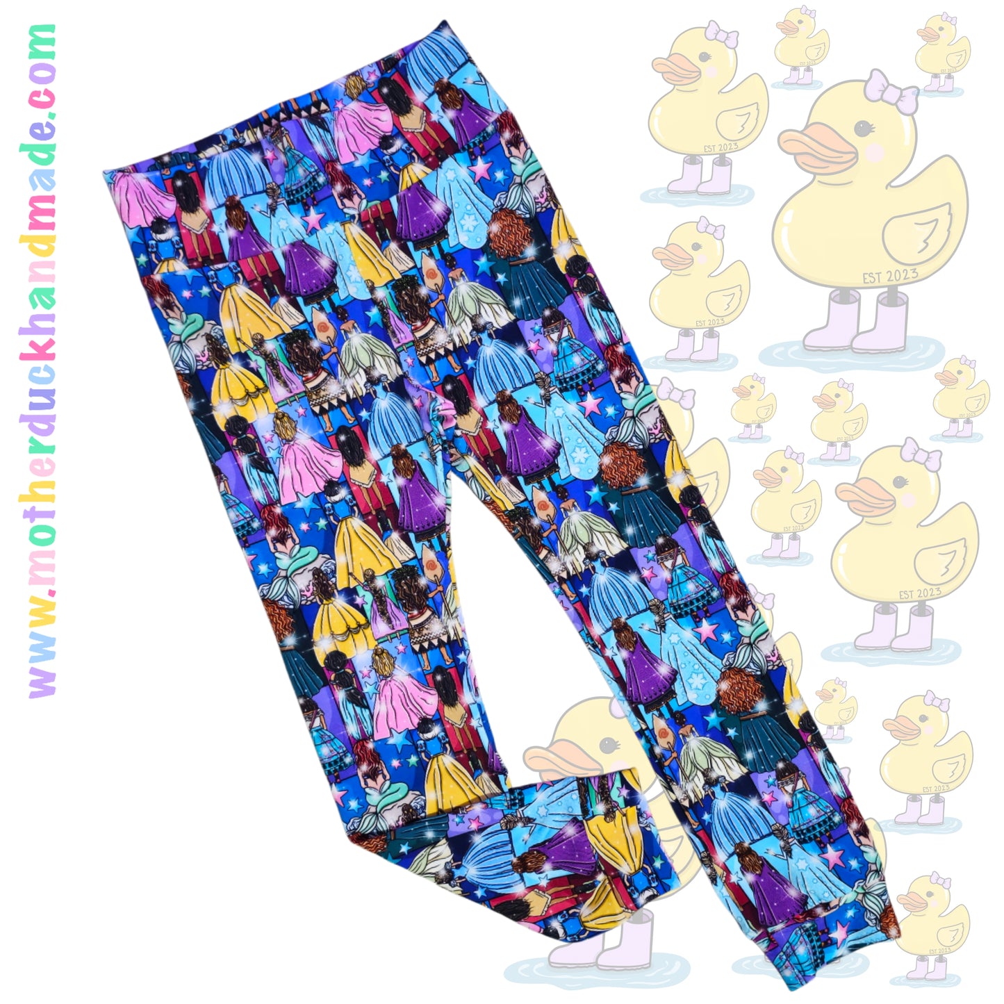 Childrens leggings - Yoga waistband (0-11Y)