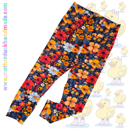 Childrens leggings - Yoga waistband (0-11Y)