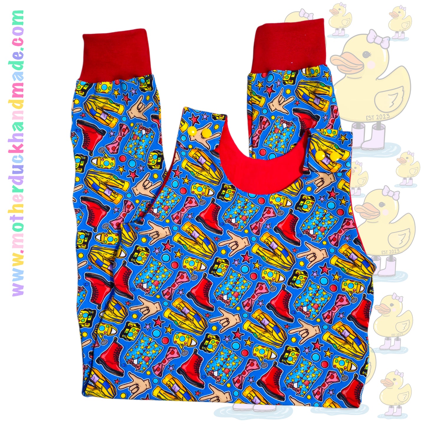 Childrens Long romper - Shoulder snaps (0-6Y)