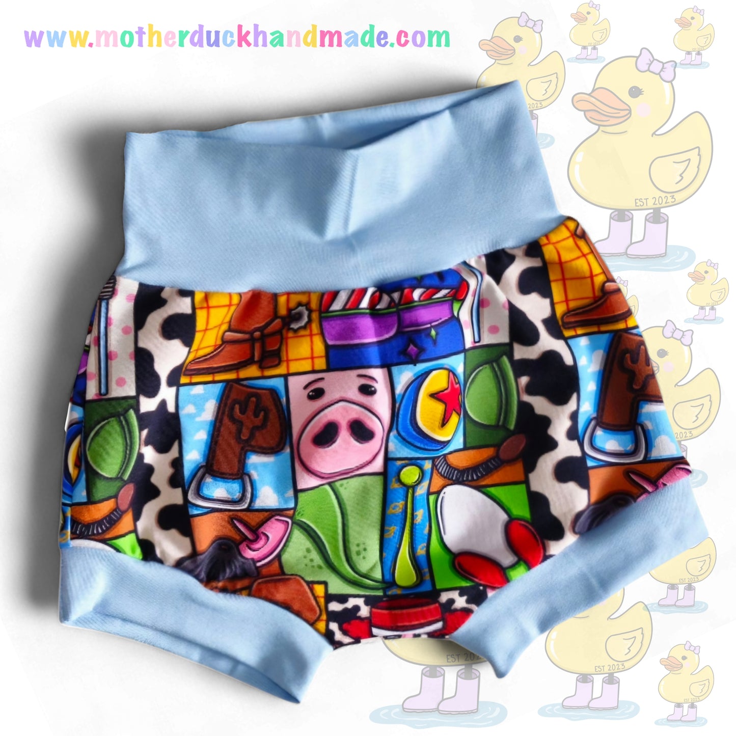 Younger childrens cuffed shorts - Bummies (0-6Y)
