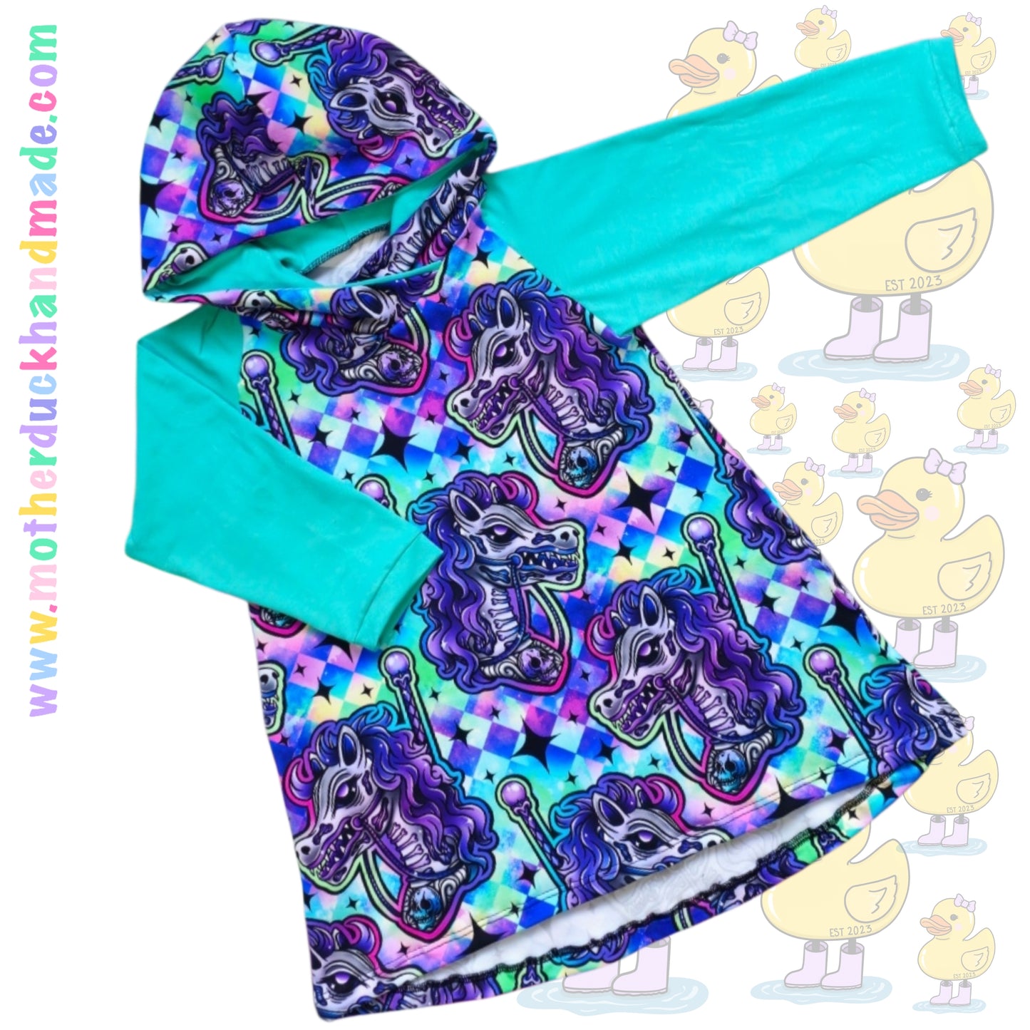 Childrens Hooded dress (18m-11Y)