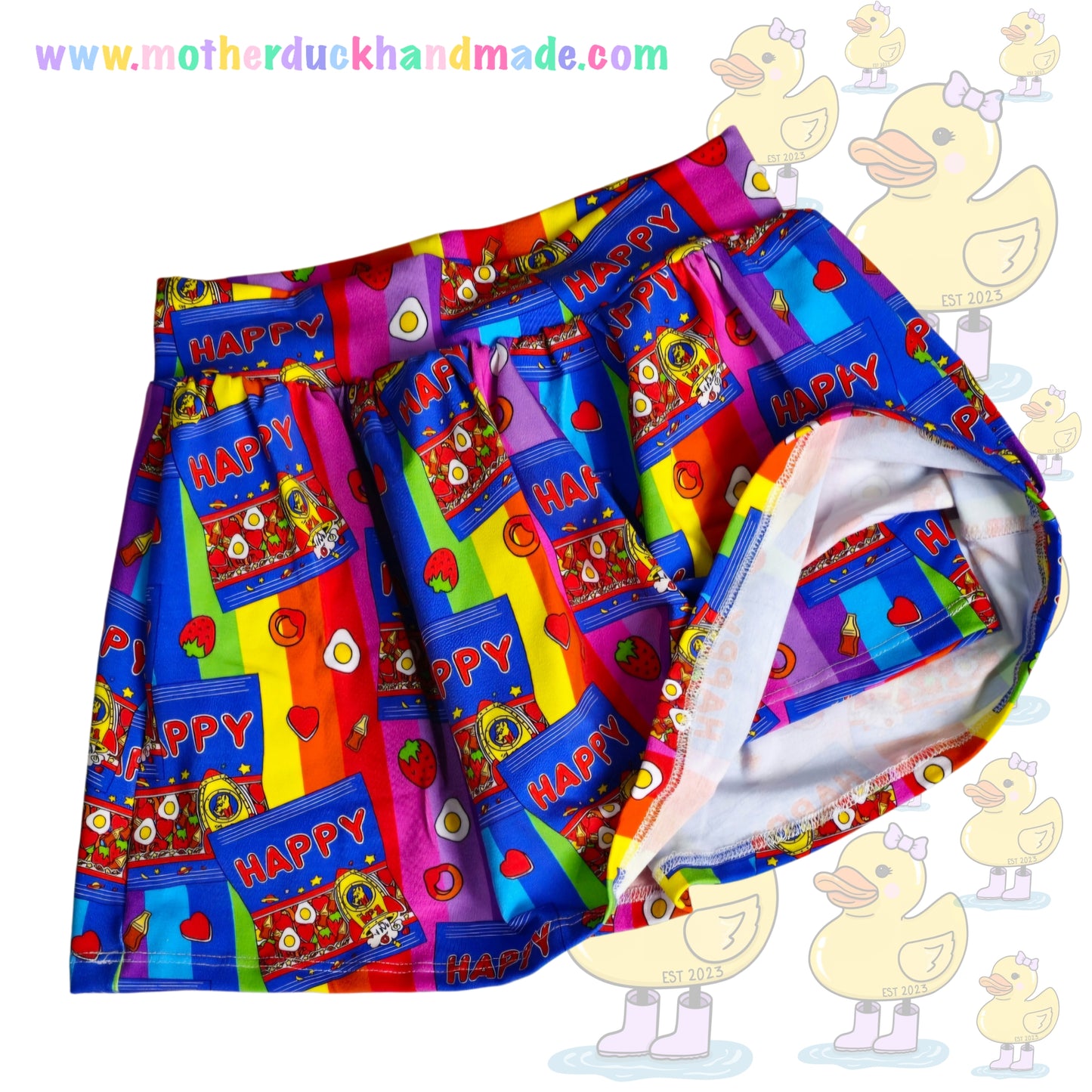 Childrens Skort - Skirt with hidden shorts (2-10Y)