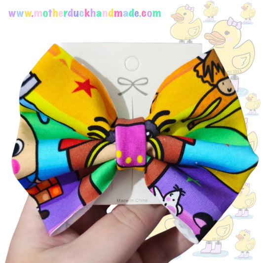 Clip in Hair Bows - 3" 4" 5" 6"