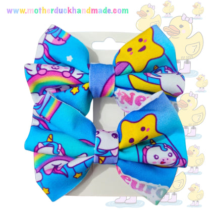 Clip in Hair Bows - 3" 4" 5" 6"
