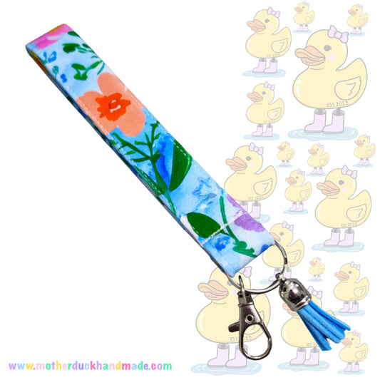 Wristlet key chain - Fabric of your choice (in stock only)