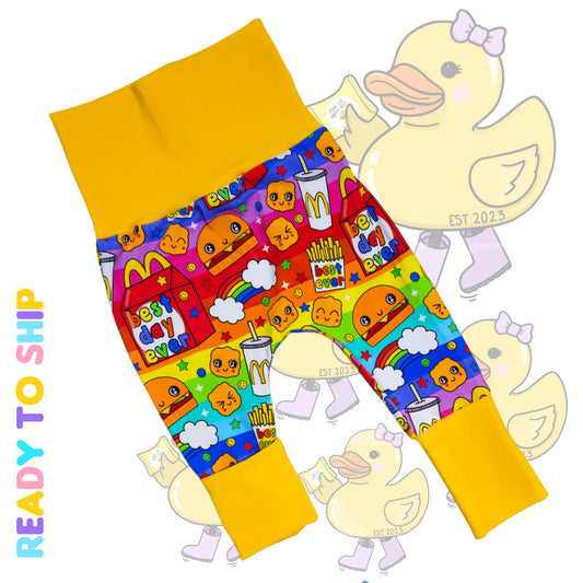 3-12 MONTHS - Best day ever grow with me joggers