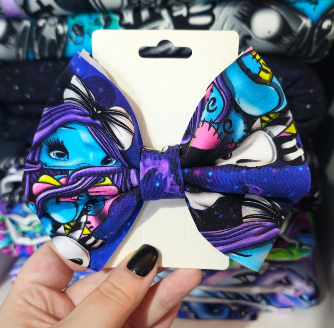5 inch clip in hair bow