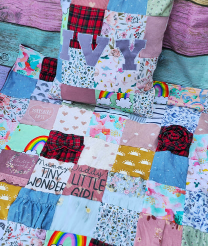 Keepsake memory blankets & cushions