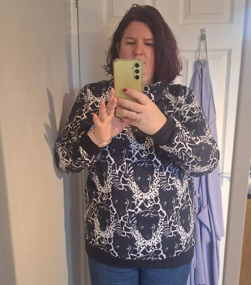 Adult cowl neck jumper