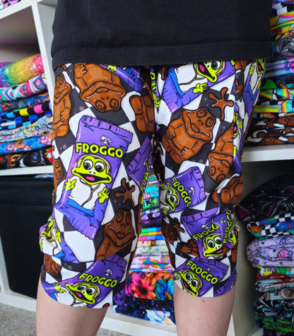 Childrens Drop Crotch Shorts - Rolled hem or Cuffed (Prem-12Y)