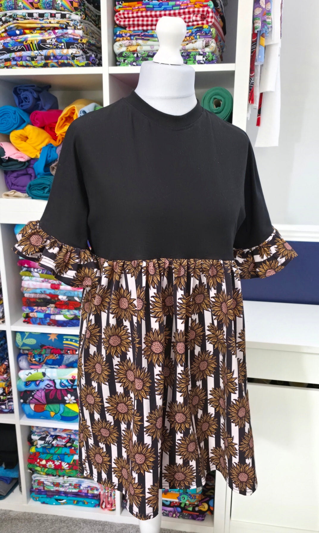 Womens/Teens SMOCK dress (UK4-24) with or withoust sleeve frill