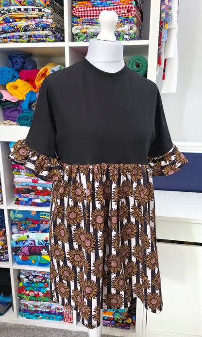 Womens/Teens SMOCK dress (UK4-24) with or withoust sleeve frill
