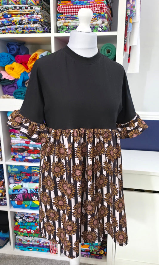 Womens/Teens SMOCK dress (UK4-24) with or withoust sleeve frill
