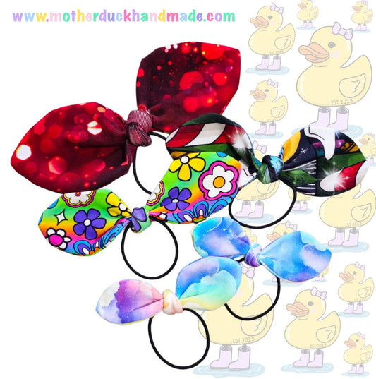 Bobble hair bows (3 sizes)