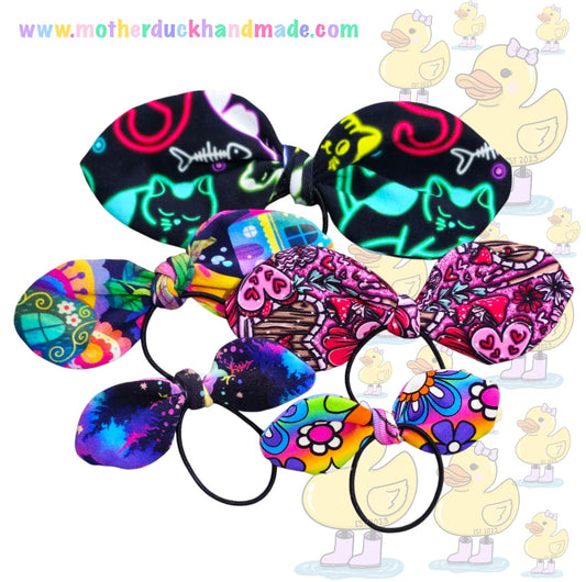 Bobble hair bows (3 sizes)