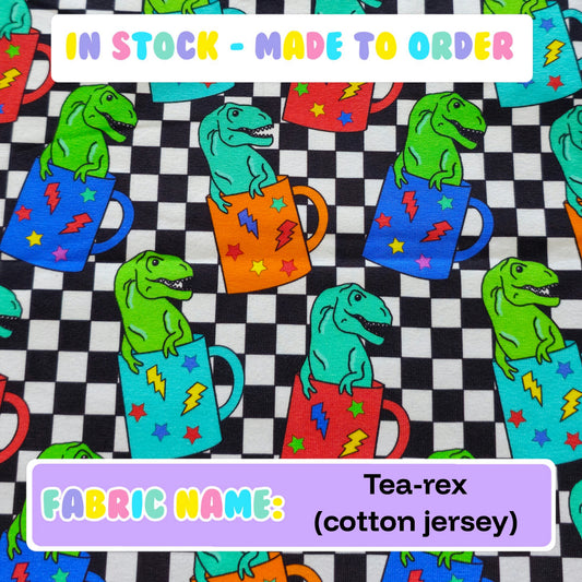 IN STOCK - Tea-rex (cotton jersey)