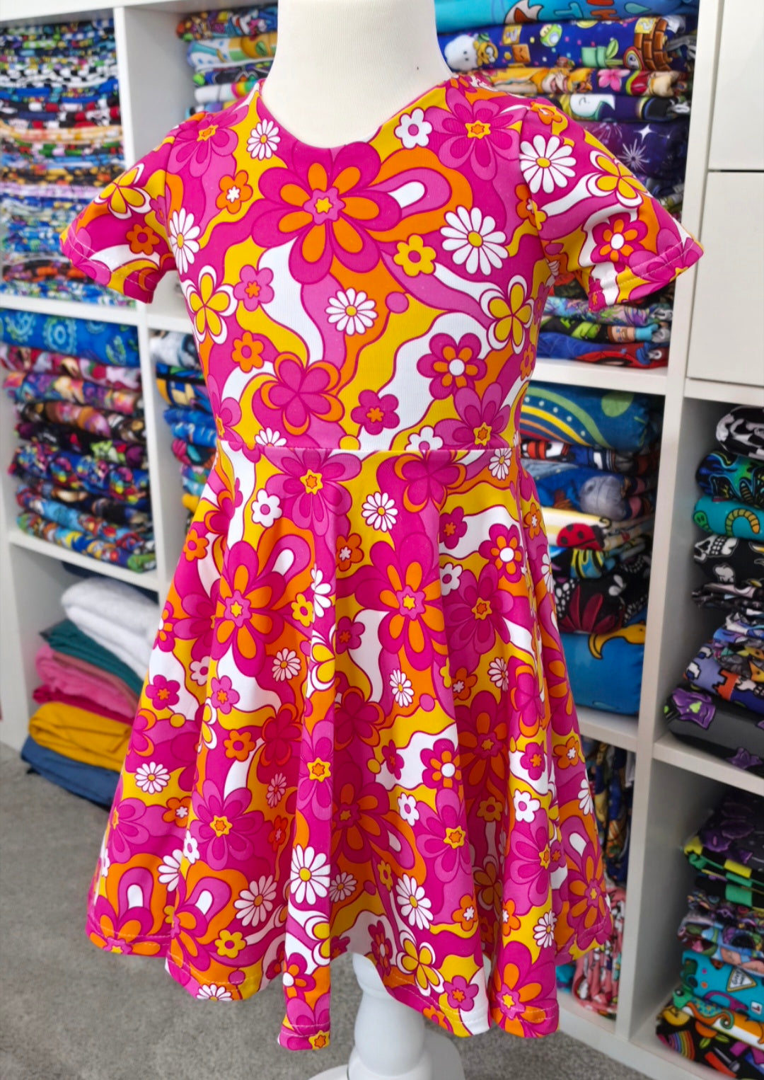 Childrens classic full circle twirly dress (0-12Y)