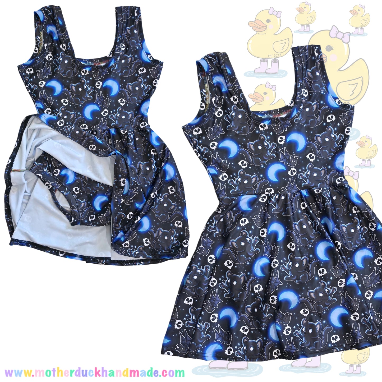 Womens/Teens SWIM Costume/Dress all in one (UK4-28)