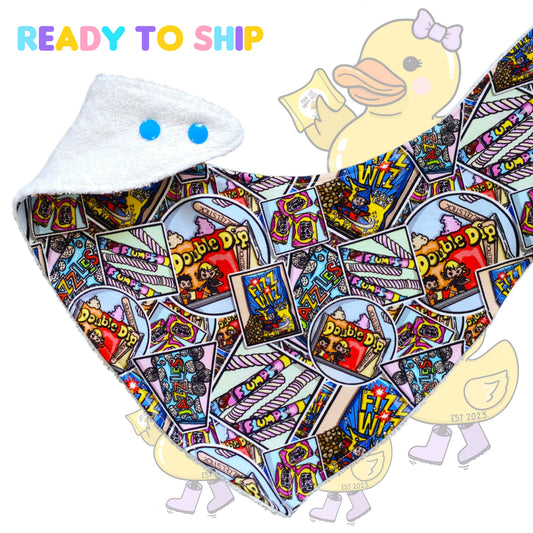 Ready to ship! 2-4Y bandana bib (Retro sweets)