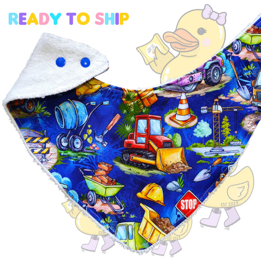 Ready to ship! 2-4Y bandana bib (Work load)