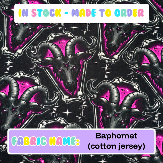 IN STOCK - Baphomet (cotton jersey)