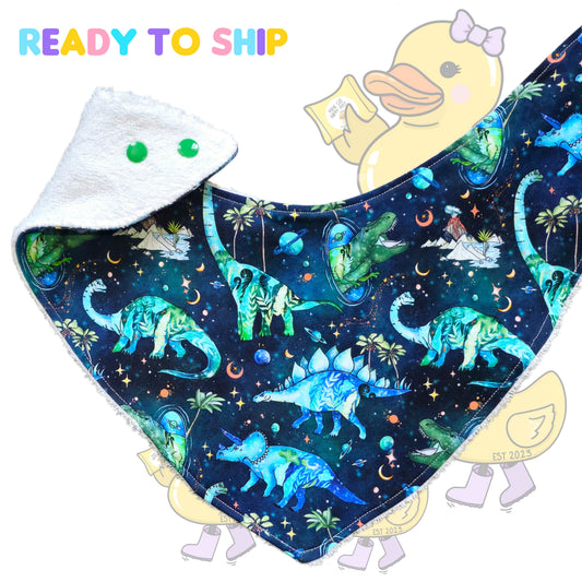 Ready to ship! 2-4Y bandana bib (Jurassic)