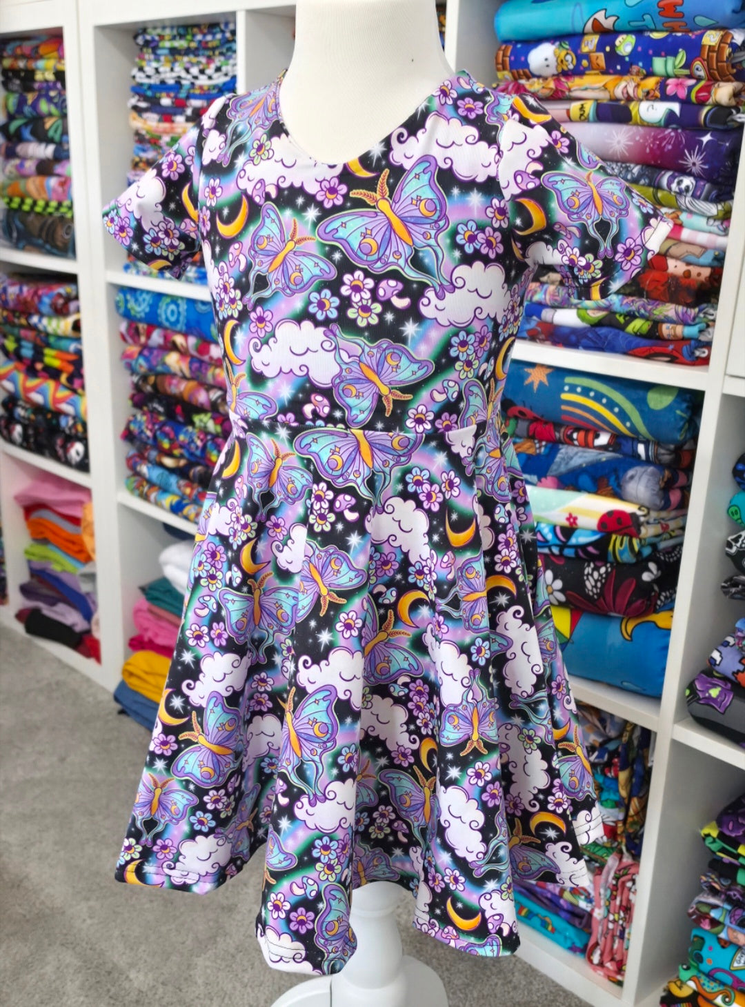 Childrens classic full circle twirly dress (0-12Y)