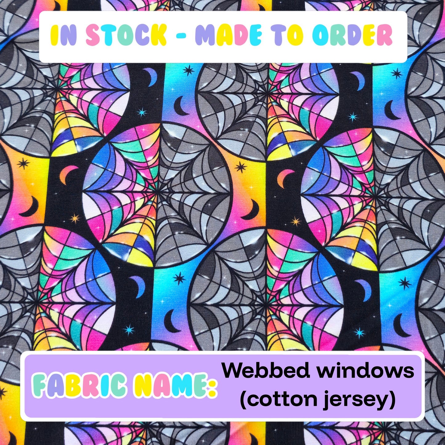 IN STOCK - Webbed windows (cotton jersey)