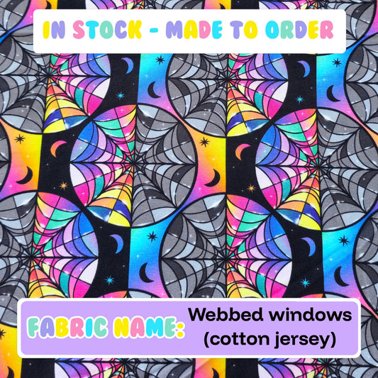 IN STOCK - Webbed windows (cotton jersey)